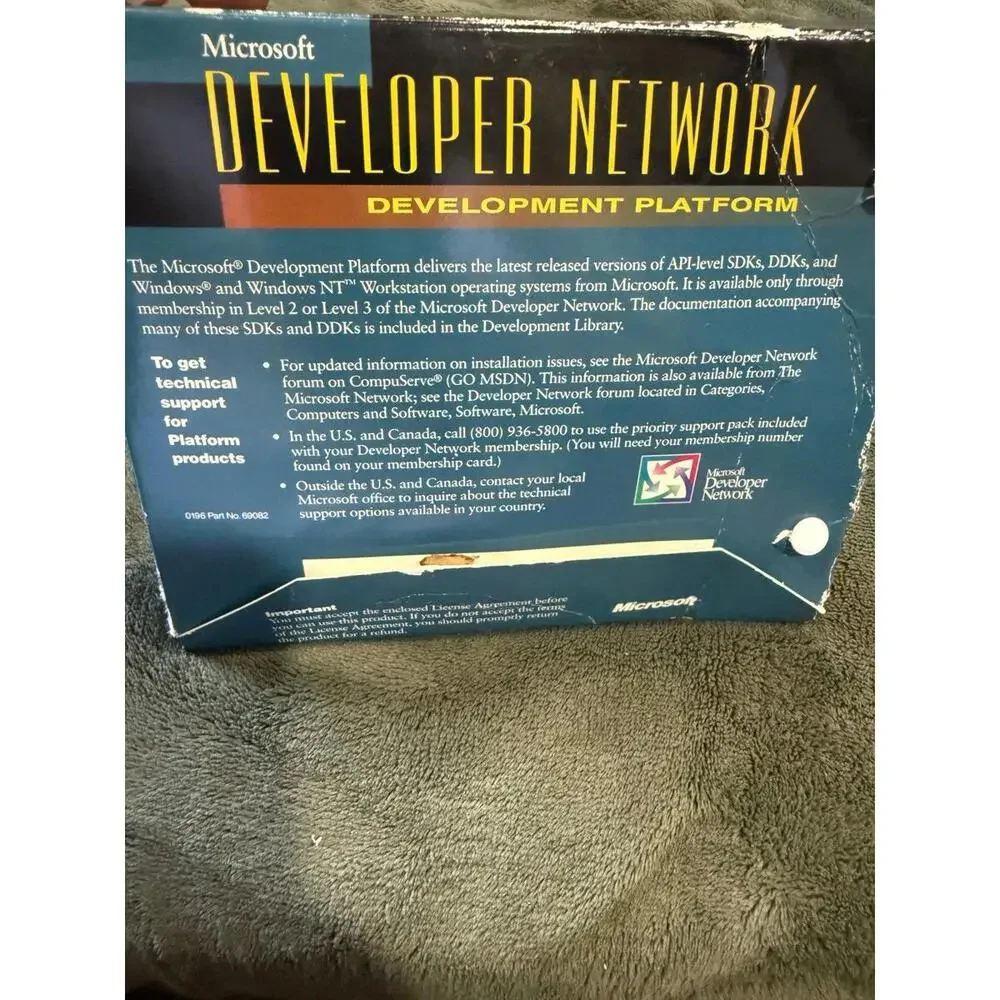 Microsoft Developer Network Vintage SDK & Operating Systems for Windows